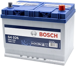 АКБ BOSCH Asia Silver S4 026 6ст-70 (о.п.) 630А 261*175*220 570 412 063