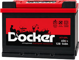 АКБ DOCKER 6ст-60 (п.п.) 540А 242*175*190