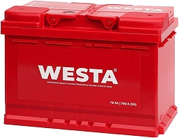 АКБ WESTA 6ст-78 (о.п.) 780А 277*175*190 (SMF58514) Турция