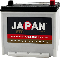 АКБ JAPAN STAR EFB Asia 6ст-70 (о.п.) 720А 232*175*220 (EFB Q85)