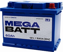 АКБ MEGABATT 6ст-60 (о.п.) 520А 242*175*190 (MF56030)