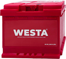 АКБ WESTA 6ст-60 (п.п.) 600А 242*175*190 (SMF56031)