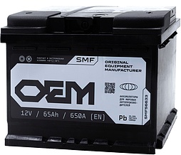 АКБ OEM 6ст-65 (о.п.) 650А 242*175*190 (SMF56633)