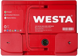 АКБ WESTA 6ст-65 (о.п.) 650А 242*175*175 (SMF56638) низк. Турция