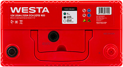 АКБ WESTA EFB Asia 6ст-55 (о.п.) 520А 237*127*220 (EFB N55) тонк. кл.